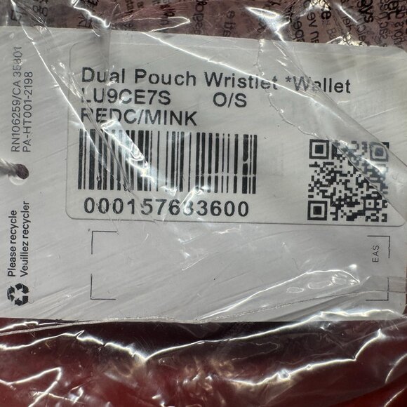 BNWT Lululemon Dual Pouch Wristlet Wallet - Picture 5 of 8